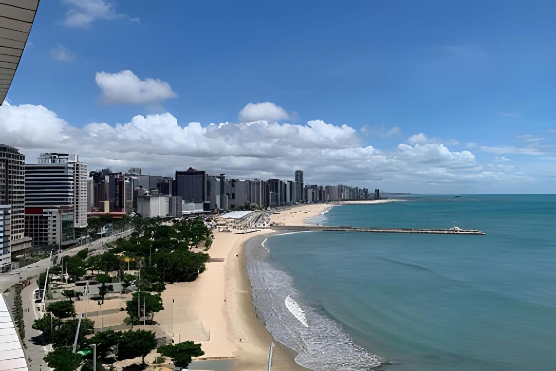 Apartmán Hosts Br - Flat Frente Mar Na Beira Mar Fortaleza  Exteriér fotografie